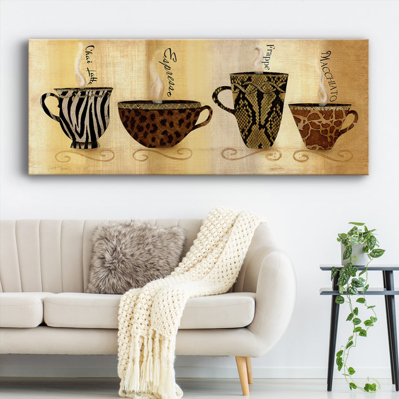 Café Exotica I sur toile, H 8 po x l 20 po x P 1,5 po
