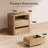 2 Drawer Nightstand With Charging Station-325815938