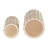 Modern Vases Set - Stoneware Woven Synthetic Wicker Ceramic Decorative Accent Vessels - Set of 2-86748919