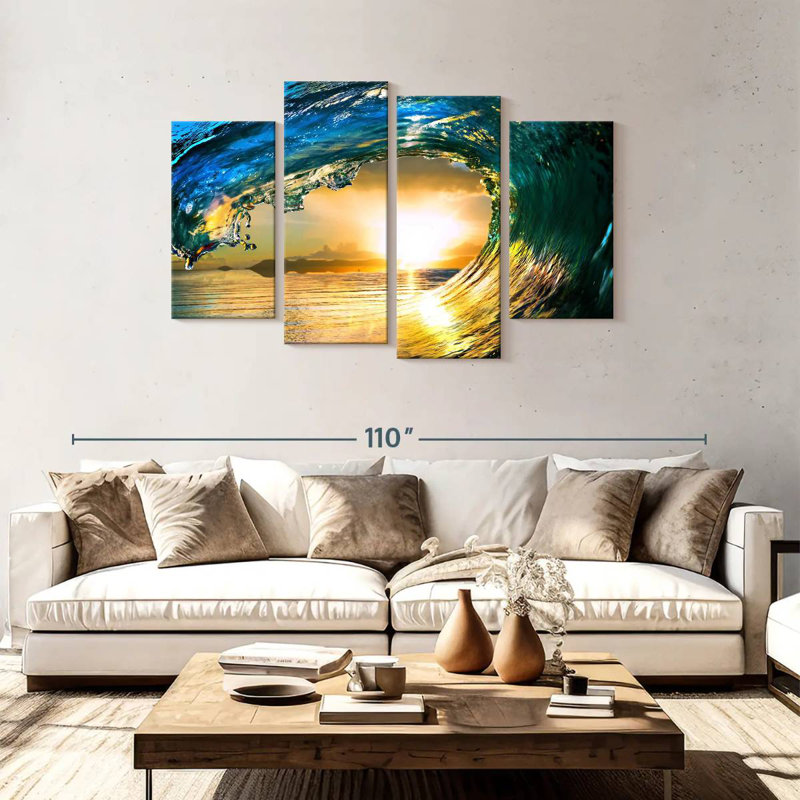 Gillard Dynamic Ocean Wave, 48" H x 75" W