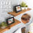 Arzjon 2 Piece Pine Floating Shelf with Reclaimed Wood-869985751
