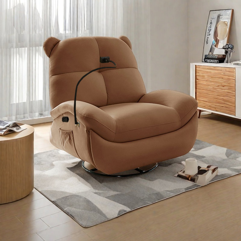 Fauteuil inclinable ergonomique pour chat, Brun