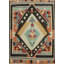 Tapis géométrique à motif oriental kilim 8 x 10