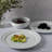 Martha Whiteware 12 Pieces Dinnerware Set, Service For 4, White Rim - Round, Fine Ceramic