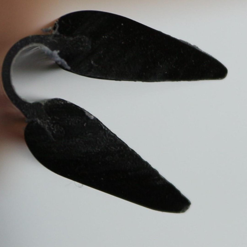 500mm Black Low Profile Flex hinges, Fexible Living Hinges, Plexiglass, Continuous Acrylic Piano Hinges