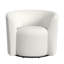 Fauteuil demi-tonneau pivotant de 32 po Markco-2144463763