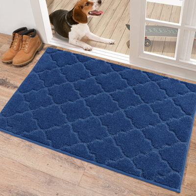 Non-Slip Geometric Doormat