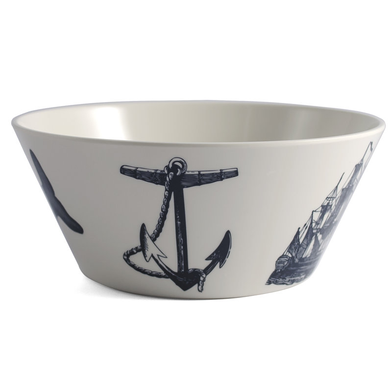 Scrimshaw Small Melamine Cereal Bowl Set