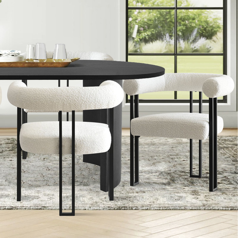 Fellman 6-Person Double Pedestal Dining Set | Modern Style