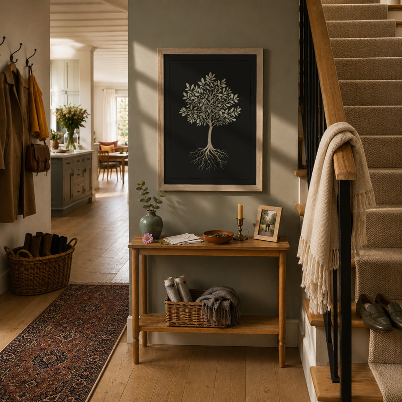 Tree Of Life Botanical - Print, A2 - 59.4 x 42.0 cm, Oak