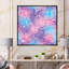 Violet et mauve abstrait avec étincelles - Impression sur toile-67444452-67444453