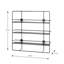 Gualtieri 3 Piece Metal Tiered Shelf