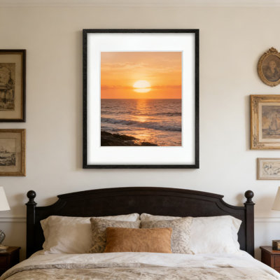 16X24 Black Wood Picture Frame With Mat For 12X18 Photos - Solid Oak Construction, Tempered Glass, Wall Hanging Kit Included - Premium Gallery Quality Frame