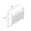 Commode 6 tiroirs avec tablette média Arrilla-693770146