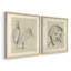 "Croquis rétro II", 2 pièces-286848329-286848328