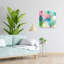 Candied Raincloud I Abstract Colorful Contemporary Wall Art Print