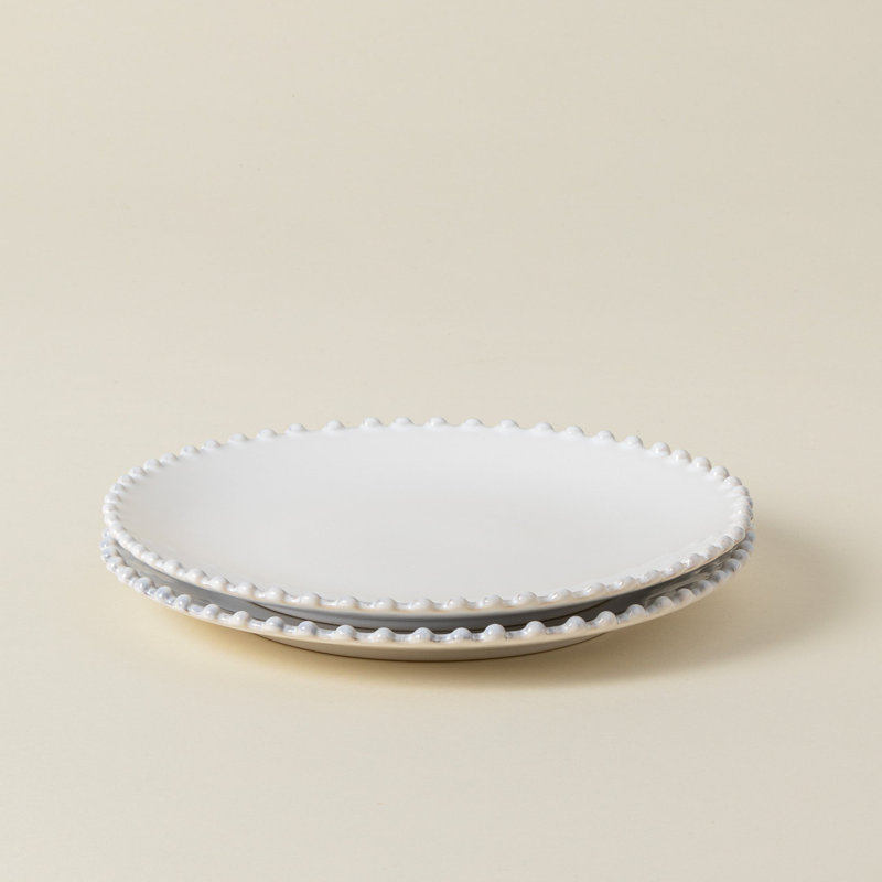 Pearl Salad/Dessert Plate, White