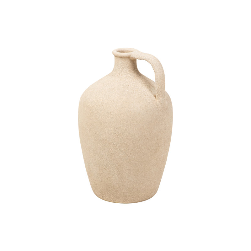 CERAMIC VASE, 40cm, Brown
