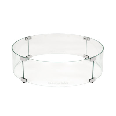 Garde-vent rond pour foyer