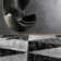 Jashua Black White Grey Distressed Geometric Area Rug