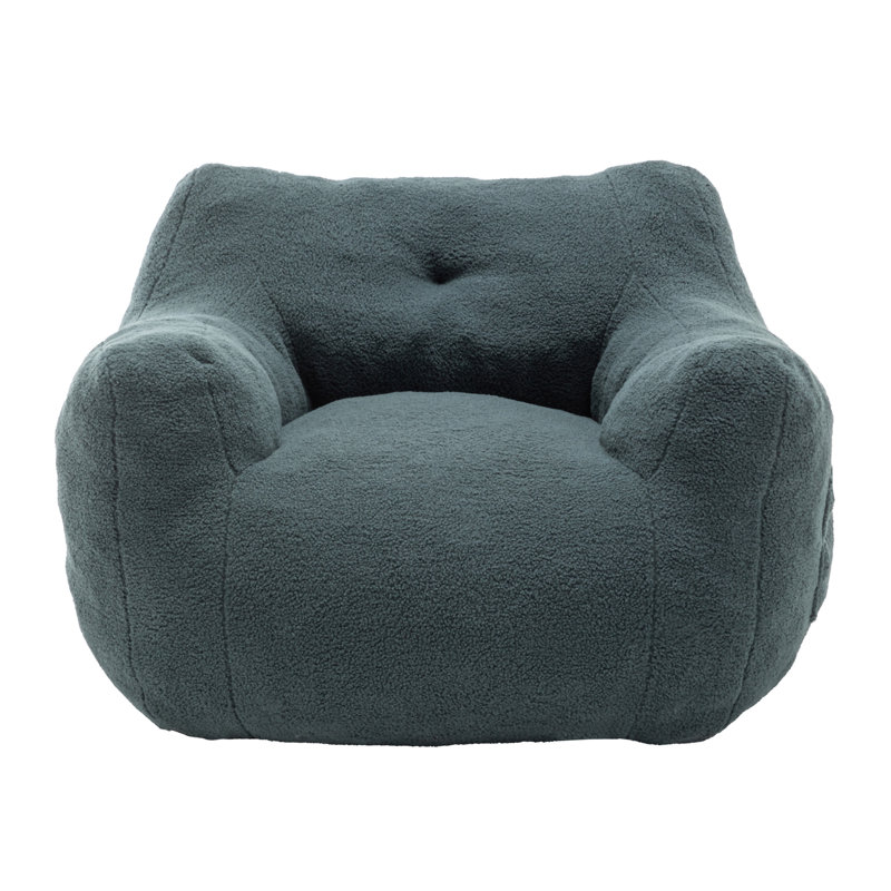 Bean Bag Chair, Light Green Teddy