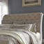 Exmouth King Upholstered Sleigh Bed, Dresser & Mirror Bedroom Set-85019276