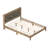 Tevrat Queen Platform Bed with Headboard