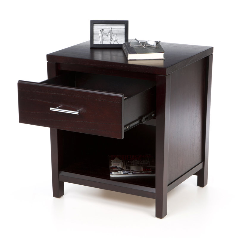 Dejon 23'' W Solid Wood Nightstand