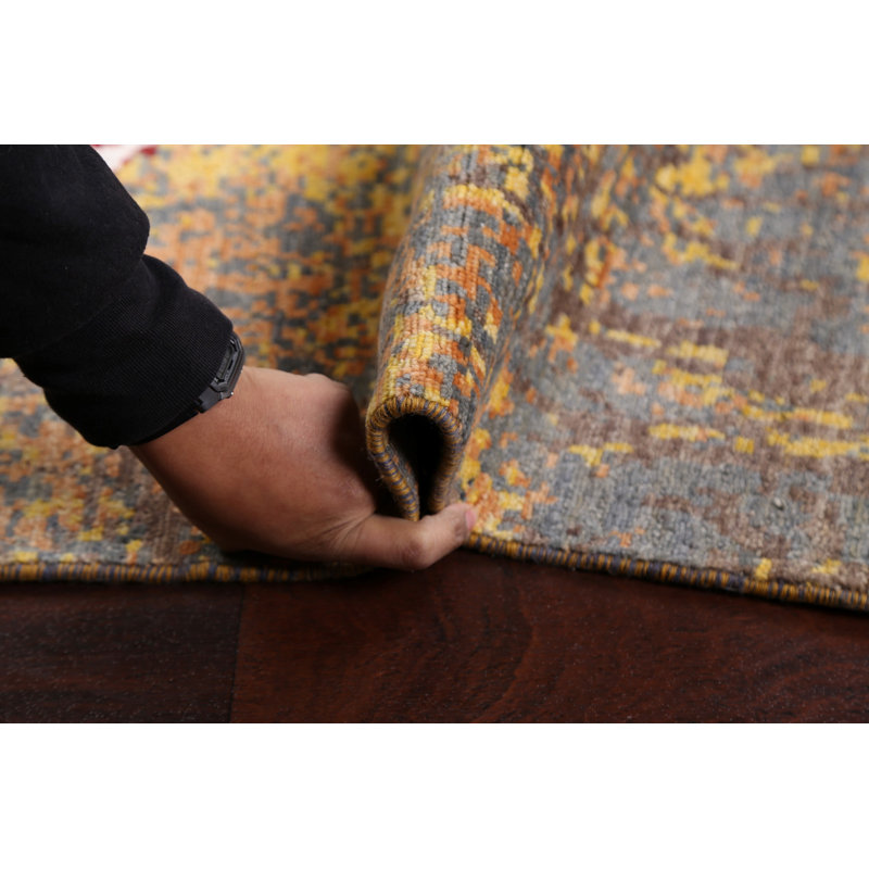 One-of-a-Kind 4'1" X 6'5" New Age Area Rug in