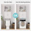 Kenyiah Freestanding Over The Toilet Storage-1545816633