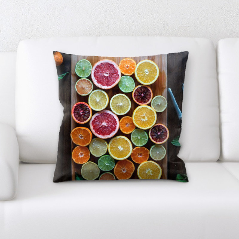 Microsuede Reversible Throw Pillow