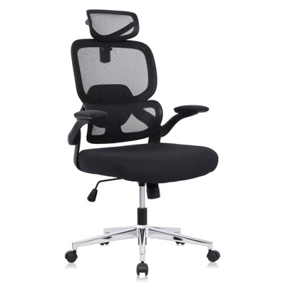Ergonomic Home Office Chair with Mesh Back, Task Chair with Adjustable Armrests