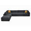 Grain de café modulaire entièrement rembourré avec coussins décoratifs-175898503