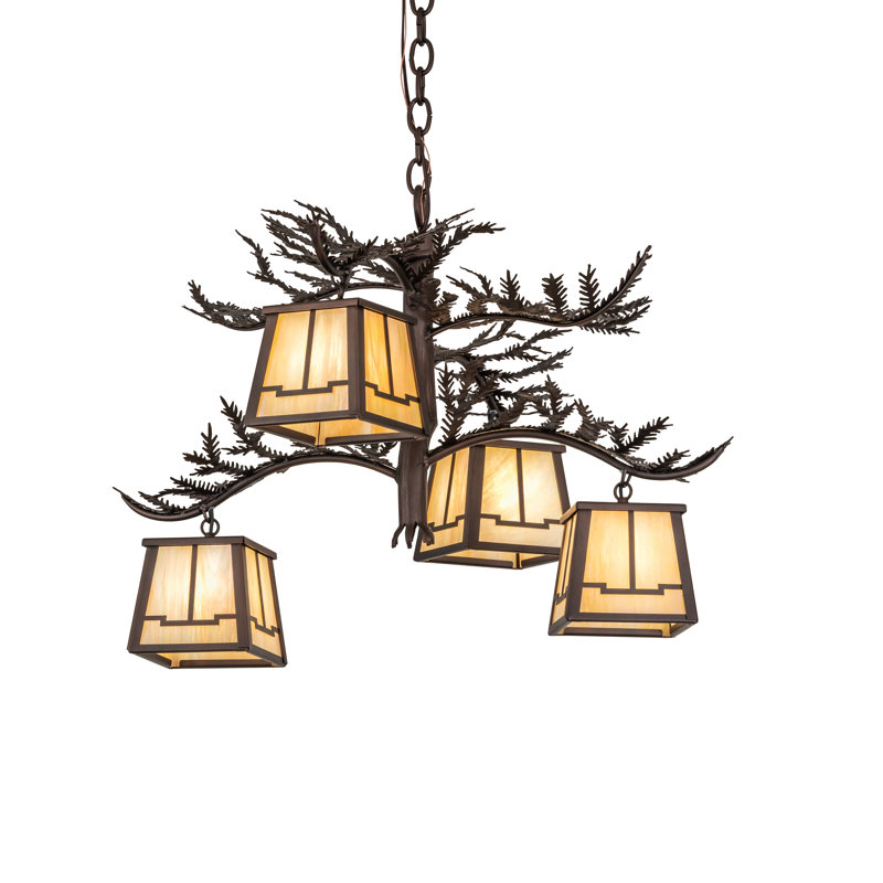 Lustre 4 lumières 26 po