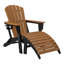 Chaise Adirondack pliante avec repose-pieds, noir-1938408876