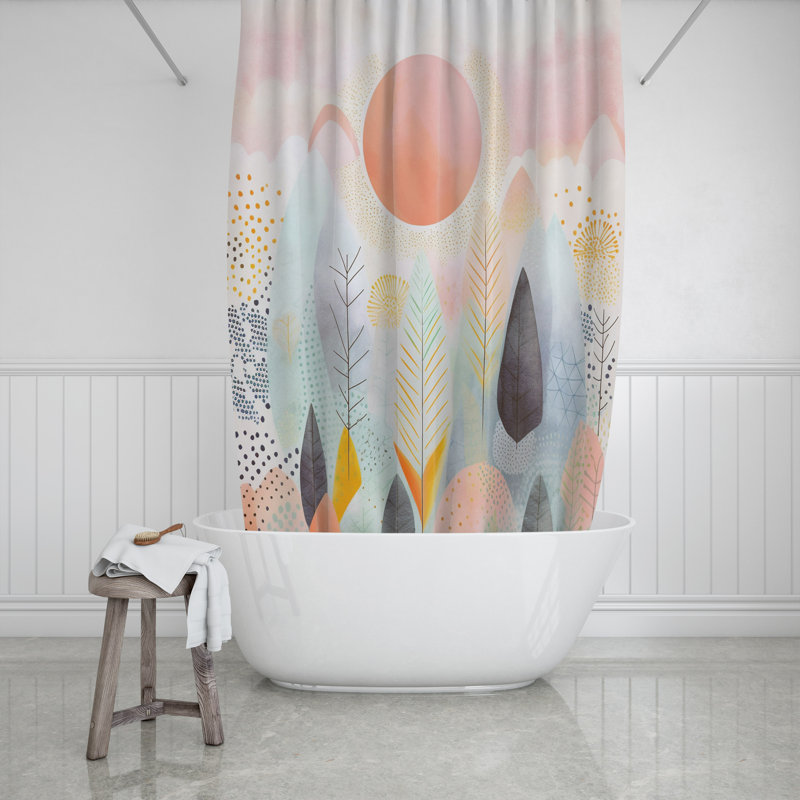 Maripier Shower Curtain, 93" H x 70" W