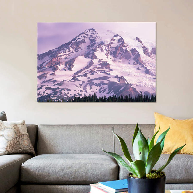 « mt rainier, mt rainier national park, washington », reproduction de photo sur toile, H 12 po x l 18 po x P 1,5 po