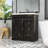 Farmhouse Bathroom Vanity with Sink, Bathroom Vanity Cabinet with 3 Drawers & Sliding Barn Door, Small Bath Storage Vanity Sink Set with Metal Handles-112246280