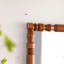 Miroir mural rétro en bois sculpté, cadre de colonne décoratif pour décor rétro