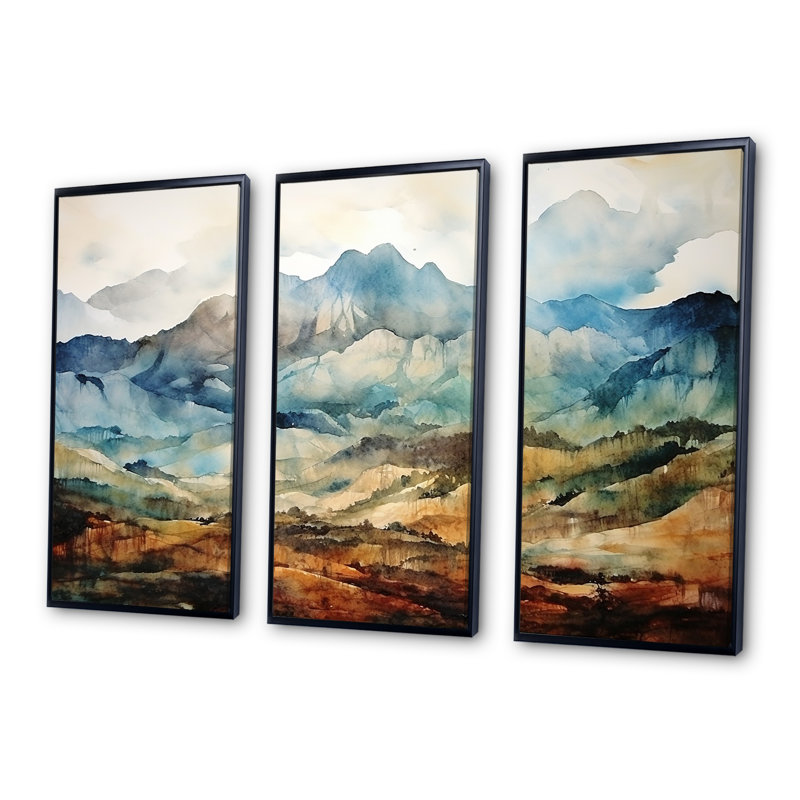 Art mural majestueux, "Indonésie", Cadre flottant noir, H 28 po x l 36 po x P 1 po