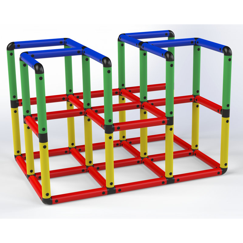 Funphix Indoor Jungle Gym for Toddlers with Tubes & Connectors