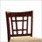Counter Height 5-Piece Dining Set – Round Table with Leaf, 4 Upholstered Side Chairs, Solid Wood & Veneer