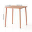 Table carrée pour l'extérieur Brick Red
