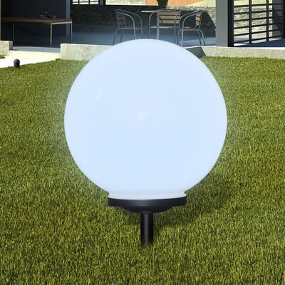 Vidaxl Outdoor Path Garden Solar Lamp Solar Ball Light LED 19.7"" 1Pcs With Ground Spike -  40866