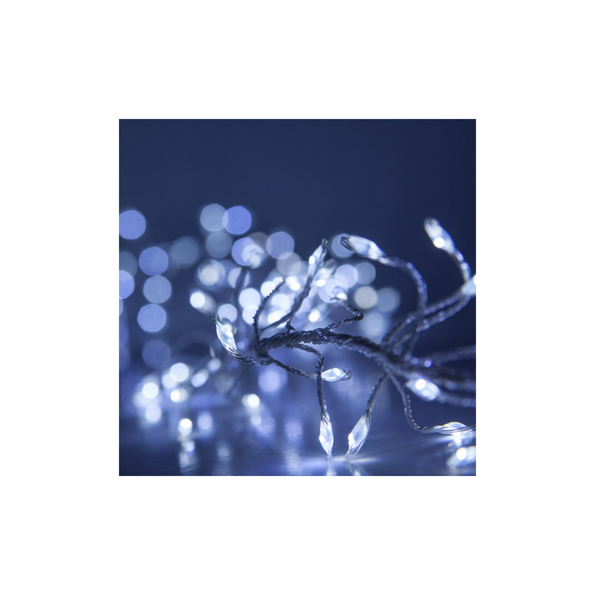 96'' LED String Lights, Cool White