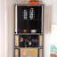 Armoire de rangement de vin d'angle