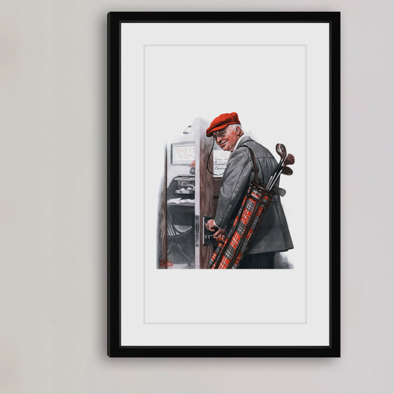 Norman Rockwell - Wrapped Canvas Print, 46 cm H x 30 cm W