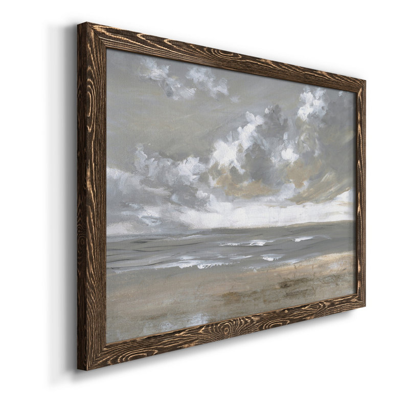 Windswept - Peinture sur toile encadrée, Toile avec cadre en noyer, H 24 po x l 18 po x P 1,5 po