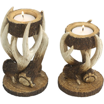 Deer Antler Candle Holder