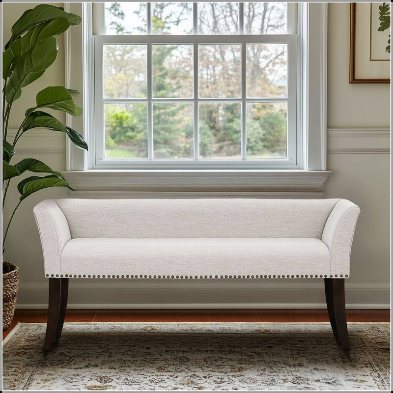 Banc rembourré, Crème
